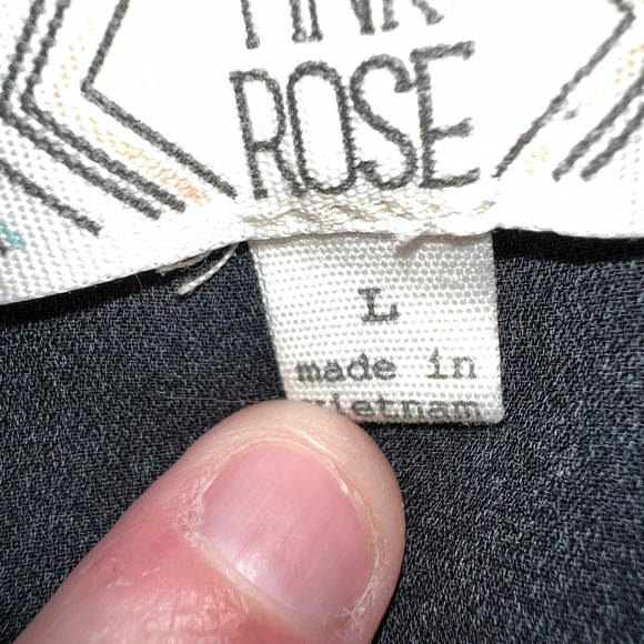 Pink Rose High Low Blouse - Picture 10 of 12